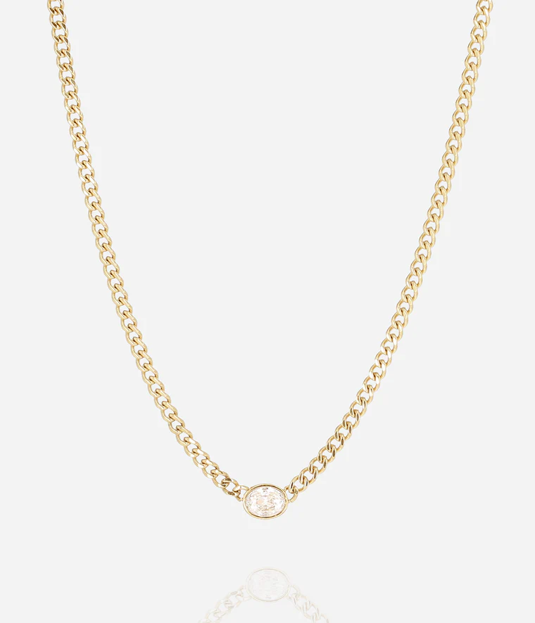 [SNS25431-01PUR] Grazia Necklace Purple