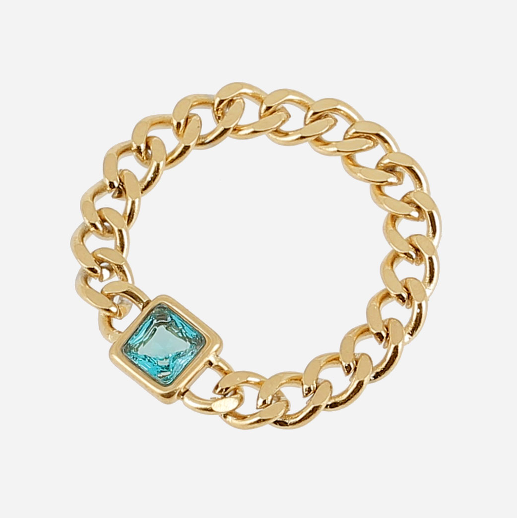 [SRT25429-01BLU-58] Brunella Ring Blue 58