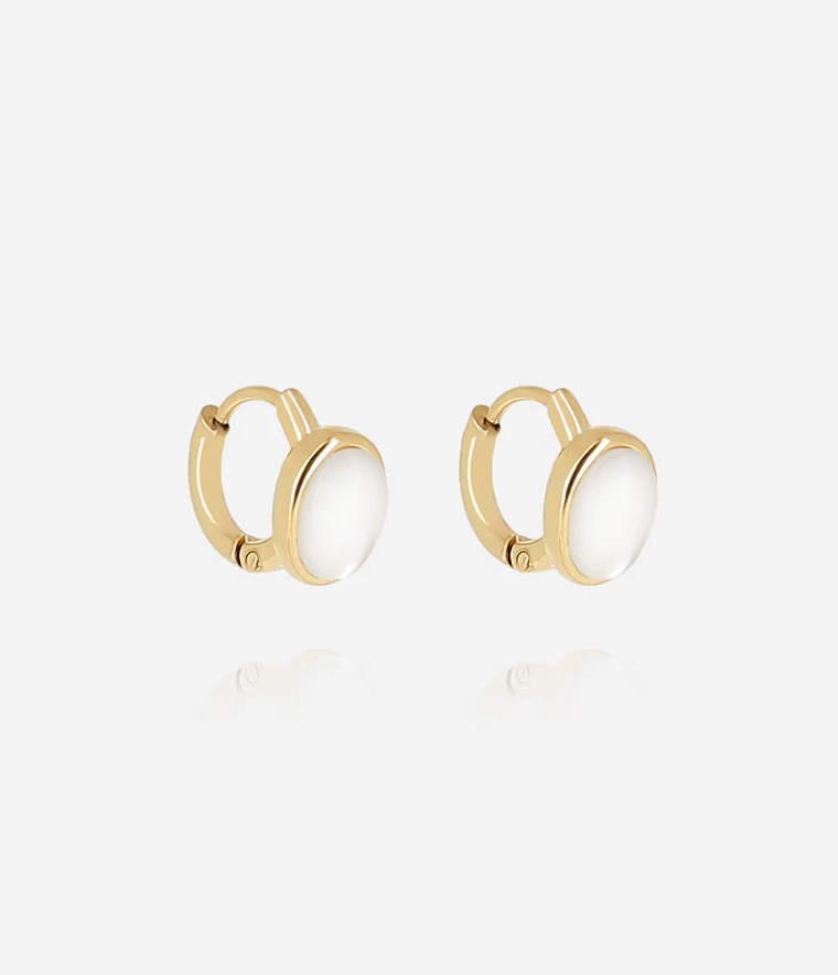 Isotta Earrings White