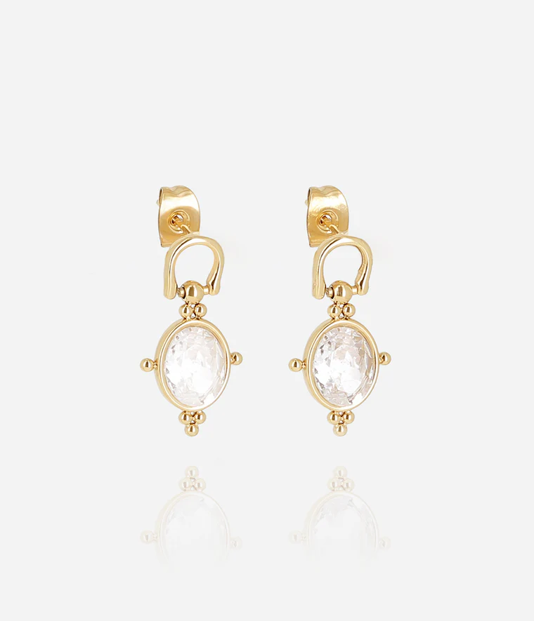 [SEM26868-01WHT] Nysa Earrings