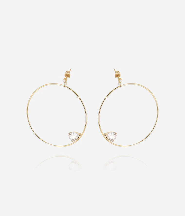 [SEL26936-01WHT] Perona Earrings