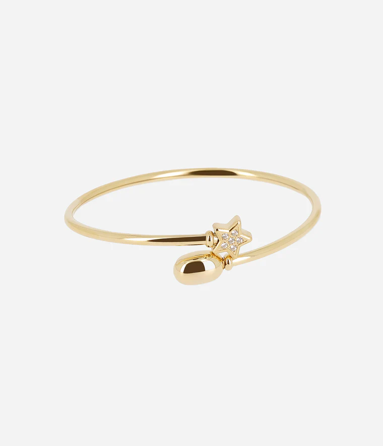 [SBJ26845-01WHT] Adelina Bangle Bracelet