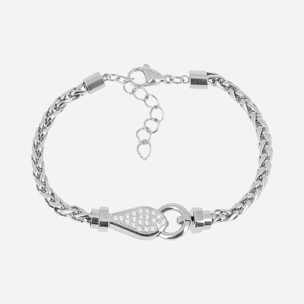 [SBS26654-00WHT] Snake Bracelet