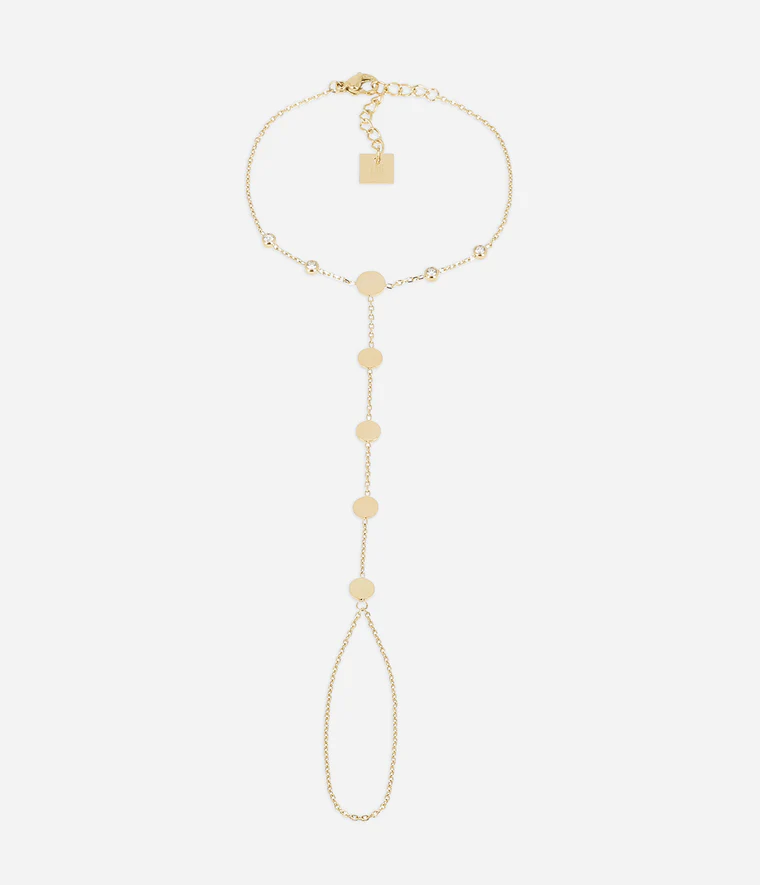 [SMS27035-01UNI] Magenta Hand Jewelry