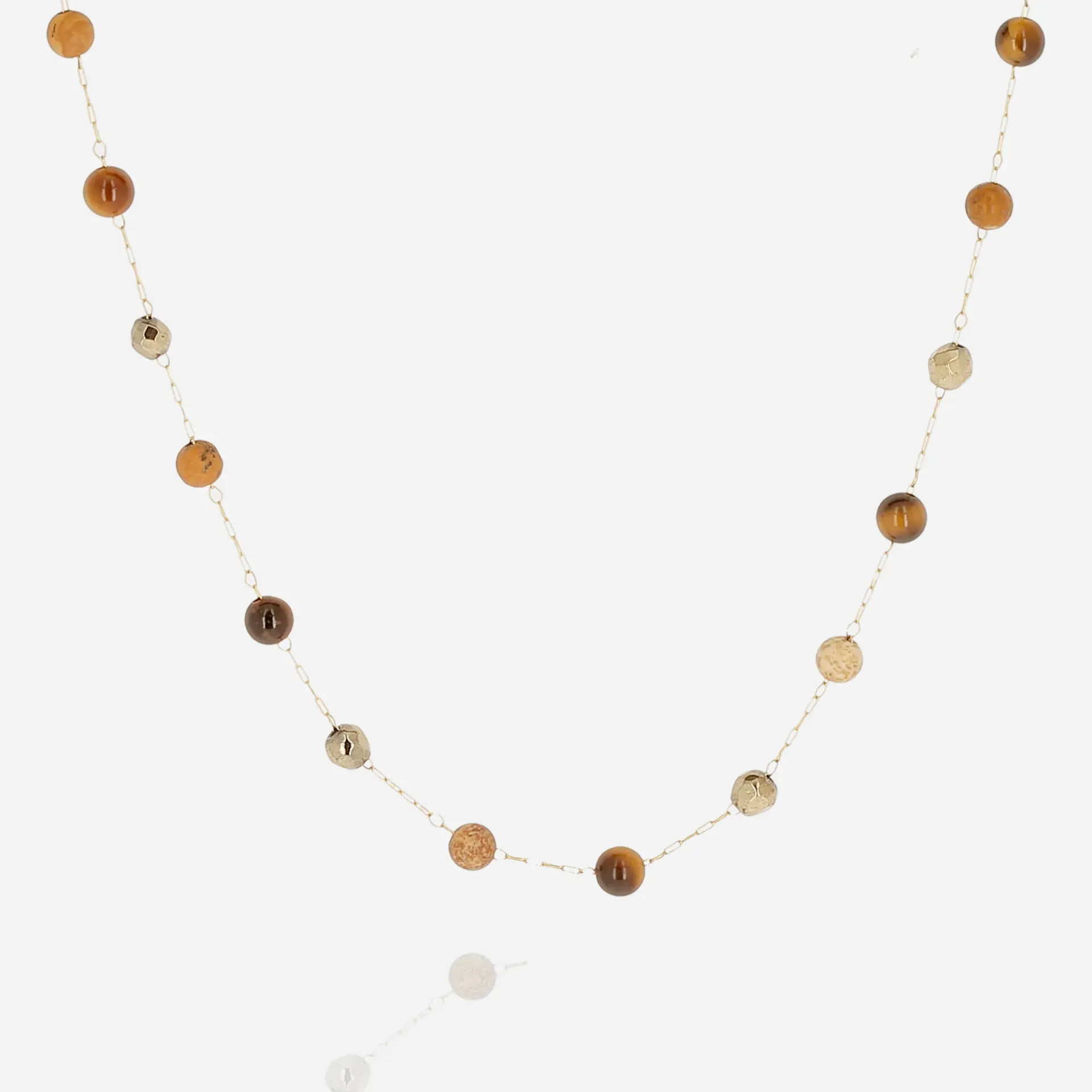 Crystal Touch Beaded Brown