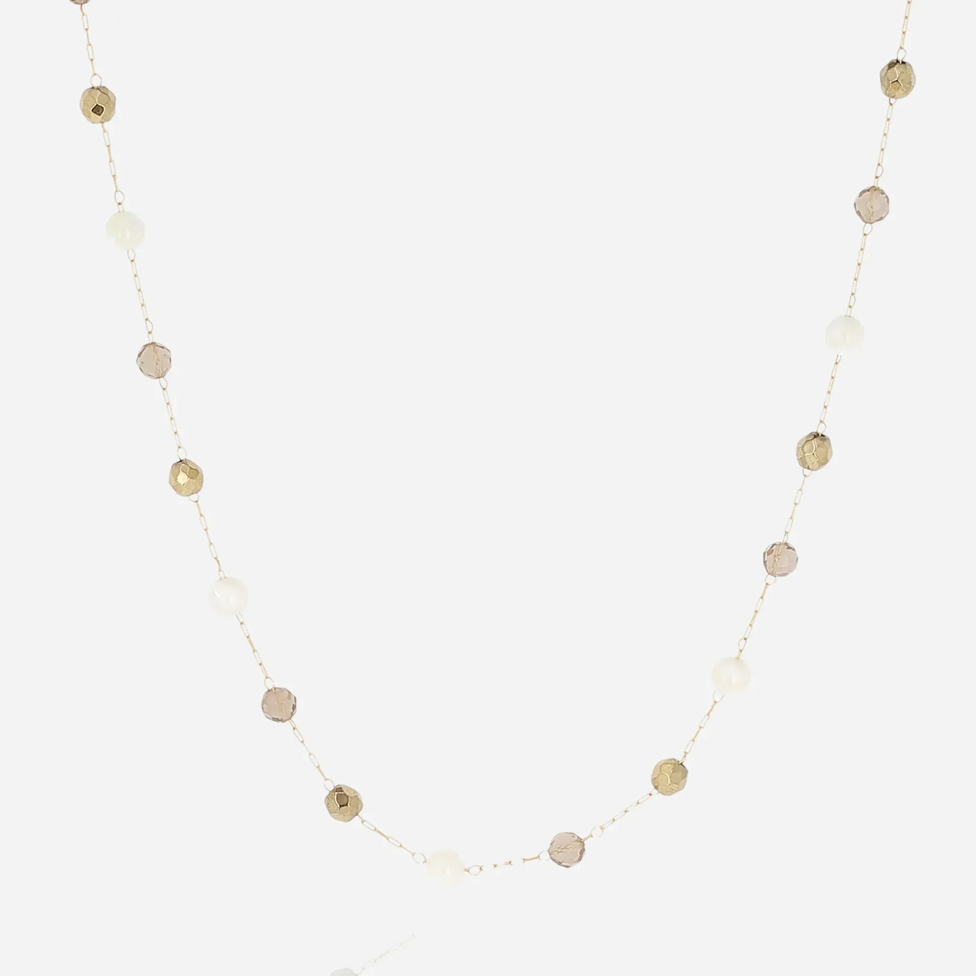 [SNS26818-01GRY] Crystal Touch Beaded