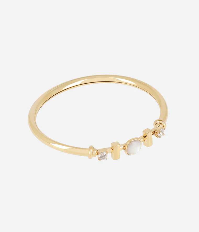 [SBJ26569-01WHT] Sibilla Bangle