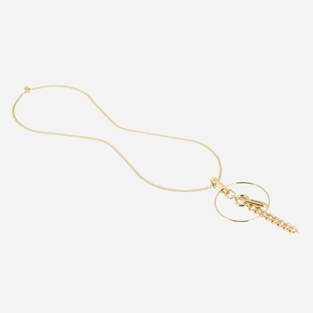 [SNL26758-01UNI] Penny String Necklace