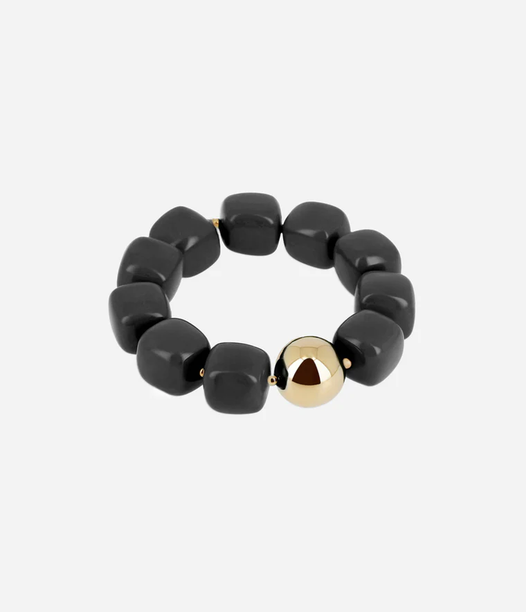 [SBR23532-01BLK-S] Bracelet Laïos Black
