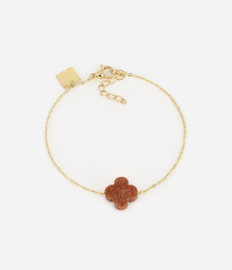 [SBS00611-01BRW24] Vega Bracelet Brown 24