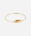 Camo Bangle (Gold-plated steel