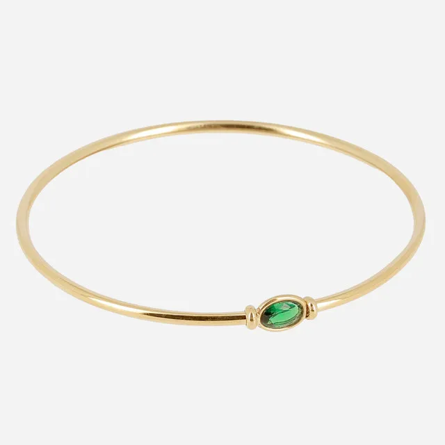 Troia Bangle Green