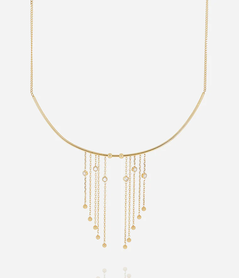 [SNS27801-01WHT] Gallico Necklace