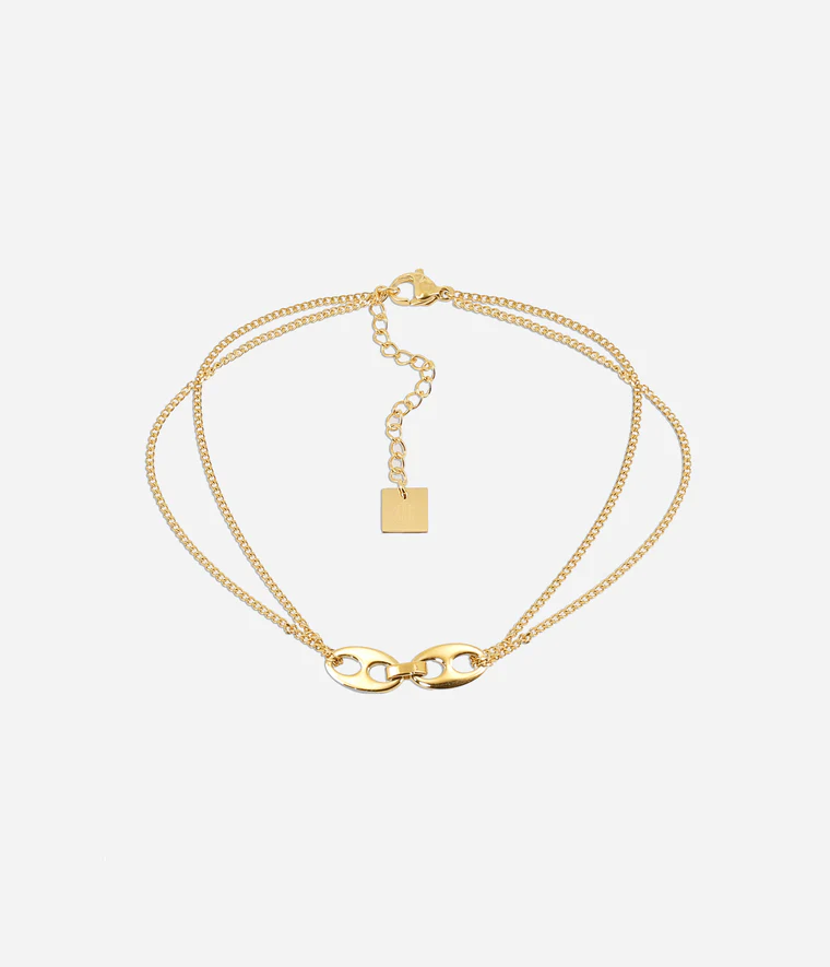 [SAX24112-01UNI] Aude Ankle Chain