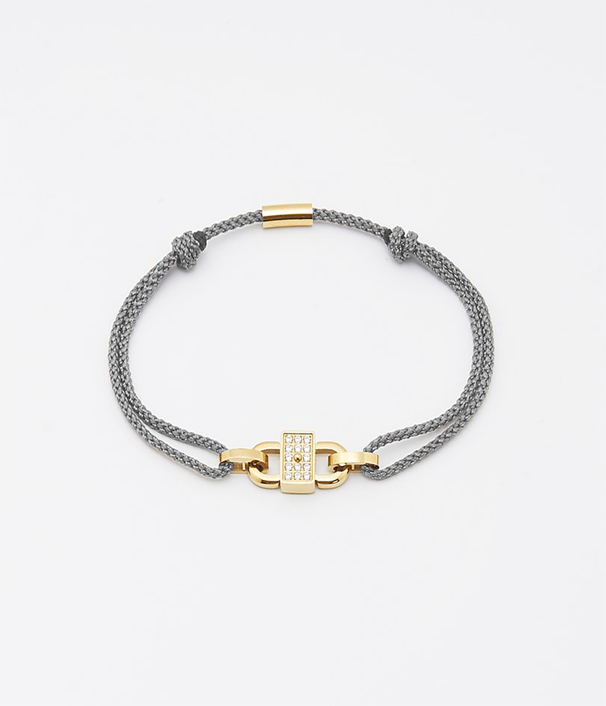 [SBF21861-01GRY] Cord Bracelet Gray