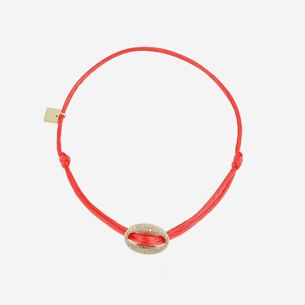 [SBF25359-01RED] Corinne Bracelet Red