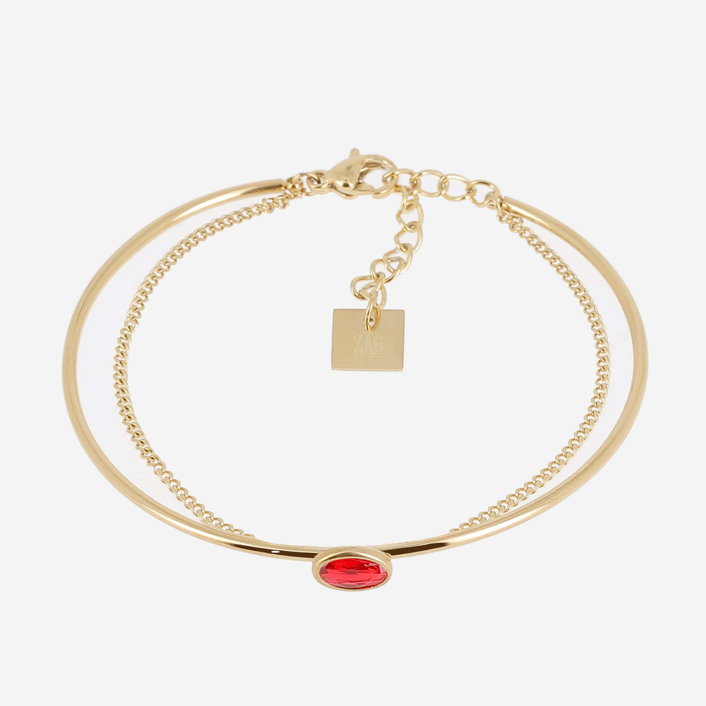 [SBJ25601-01RED] Ricci Bangle Red