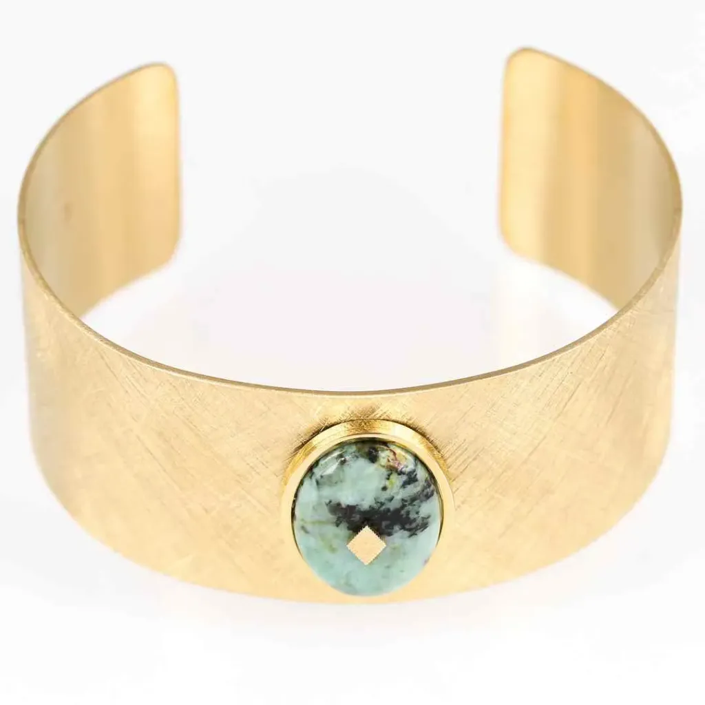 Lyliane Bangle African Turquoise