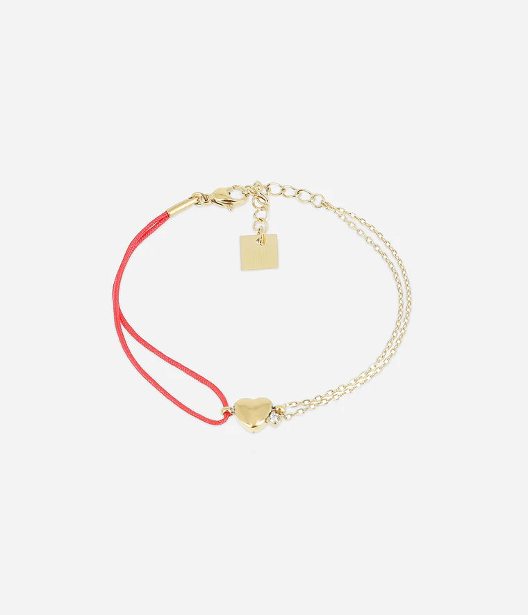 [SBR23141-01RED] Becca Bracelet Red