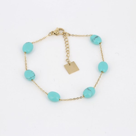 [SBS10322-01TQB] Amélia Bracelet Turquoise
