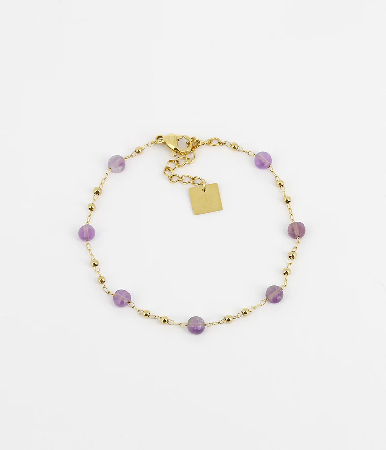 [SBS10579-01PUR] Zoé Bracelet Purple