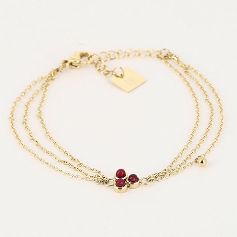 [SBS12139-01RED] Alexia Bracelet