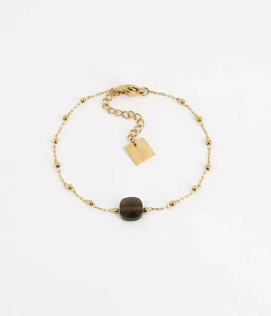 [SBS15220-01DCF] Pablo Bracelet Dark Brown