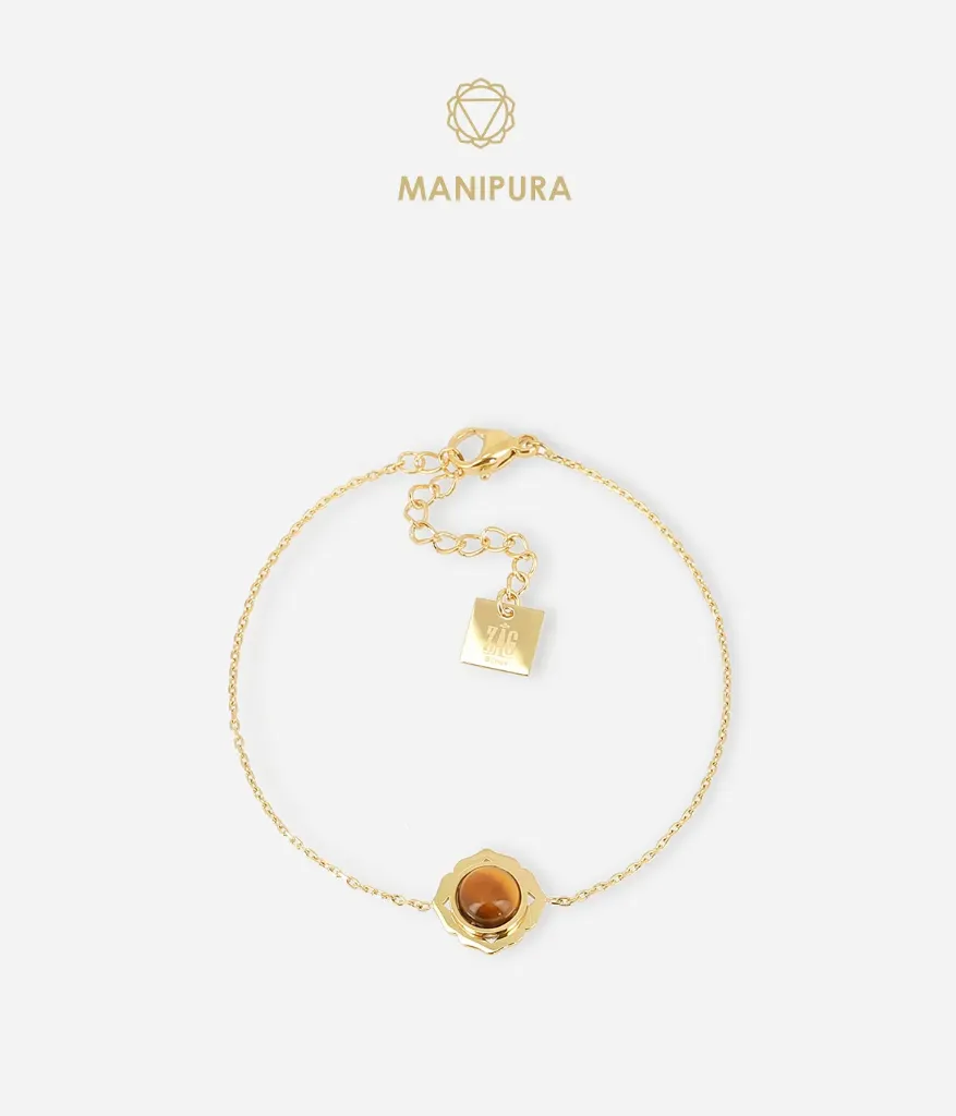 Manipura Bracelet Tiger Eye Brown