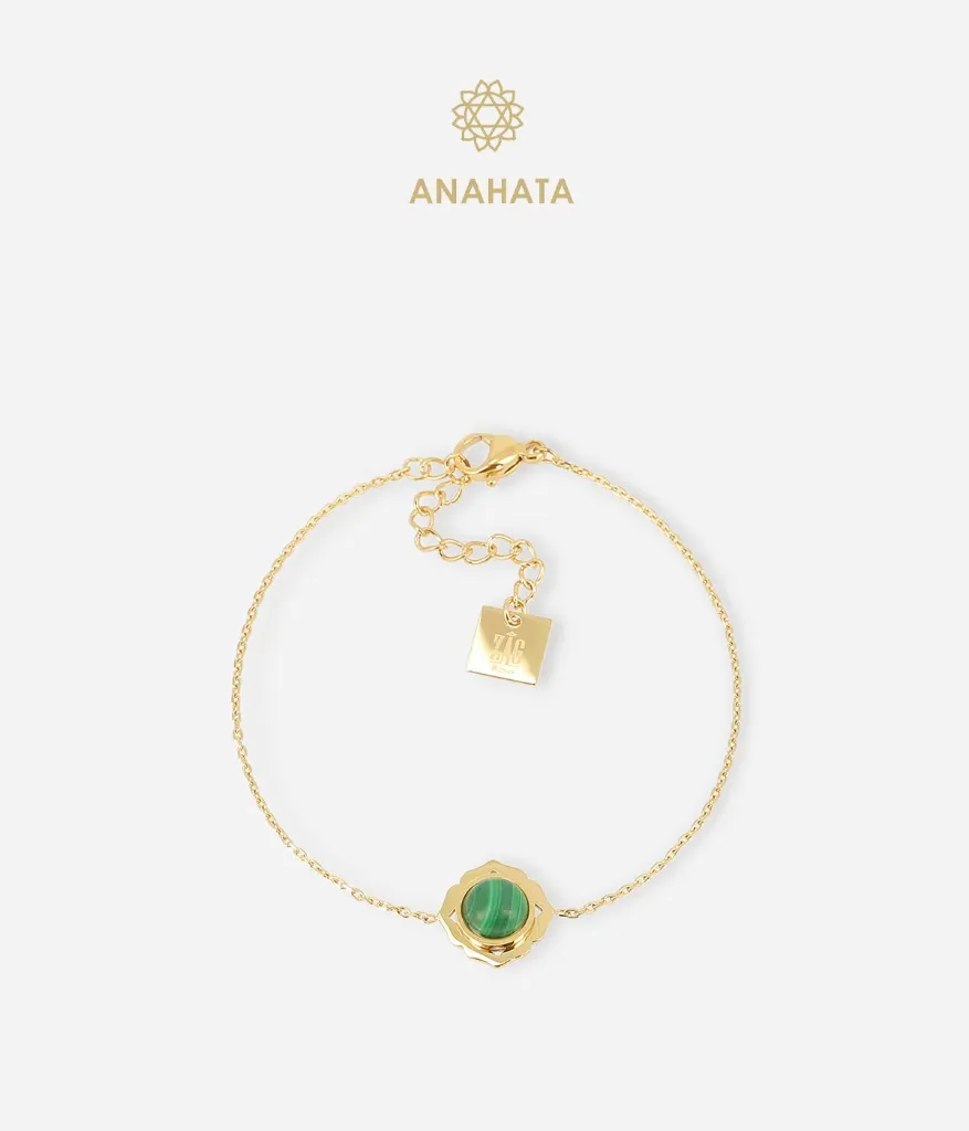 Manipura Bracelet Green Malachite