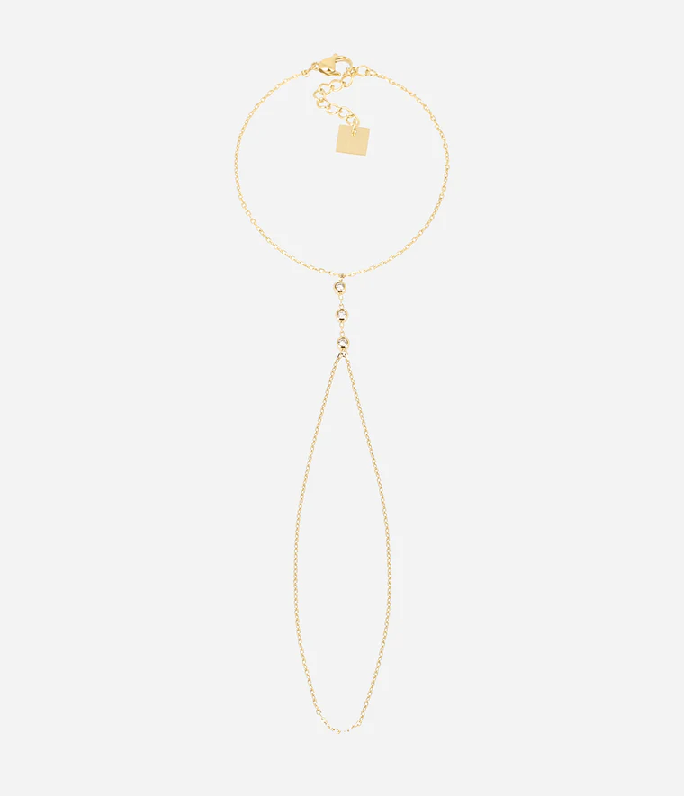 [SMS19755-01WHT] Bohemia Hand Jewel