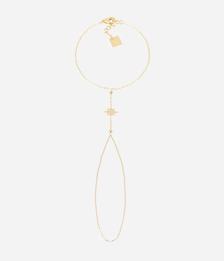 [SMS19773-01WHT] Orion Hand Jewel