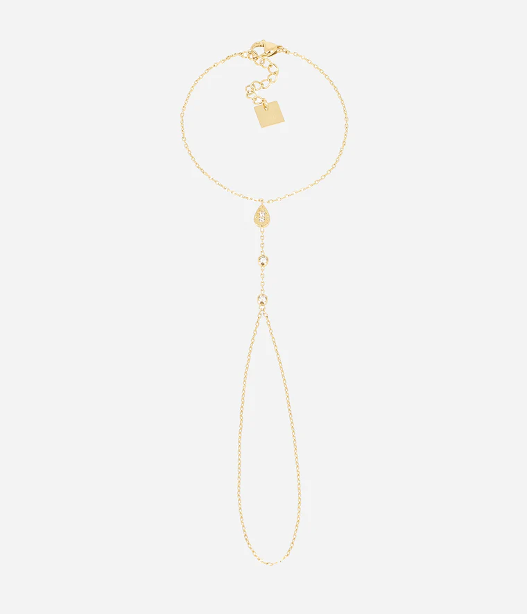 [SMS19778-01WHT] Tanzanie Hand Jewel