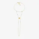  Hand Chain Bracelet with Zirconium Power Charm