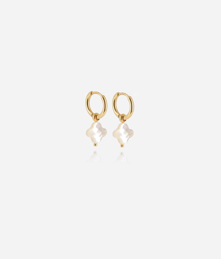 Velasquez Earrings White