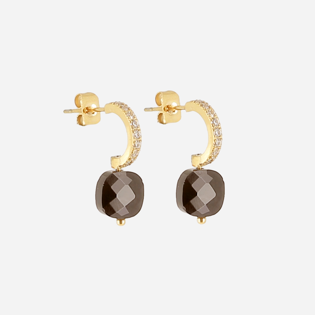 Clarisse Earrings Black