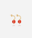 Clarisse Earrings Red