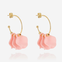 Leaf Earring Pink