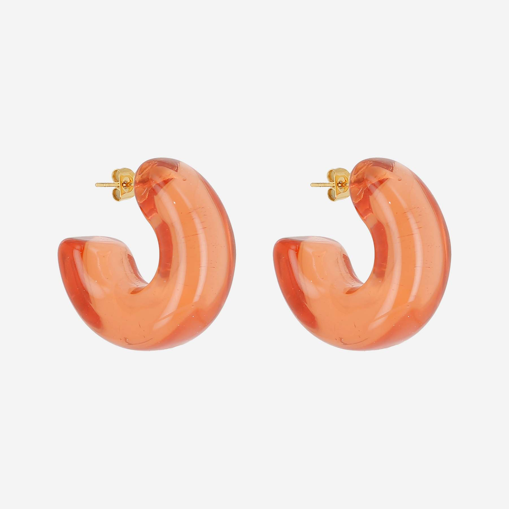 [SEC25595-01BRW] Flavie  Earrings Brown