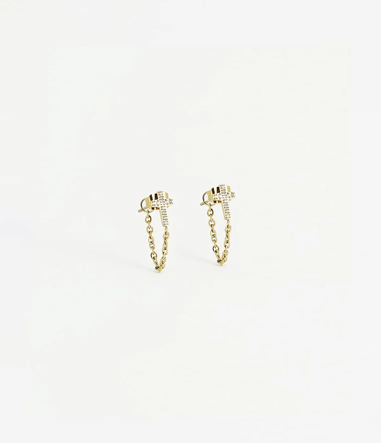 [SED12031-01WHT] Evangelista Earrings
