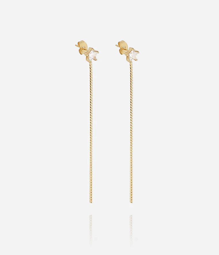 [SEL24320-01WHT] Alaris Earrings