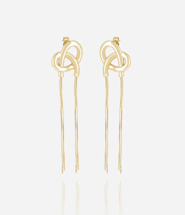 [SEL25512-01UNI] Pretzel Earrings