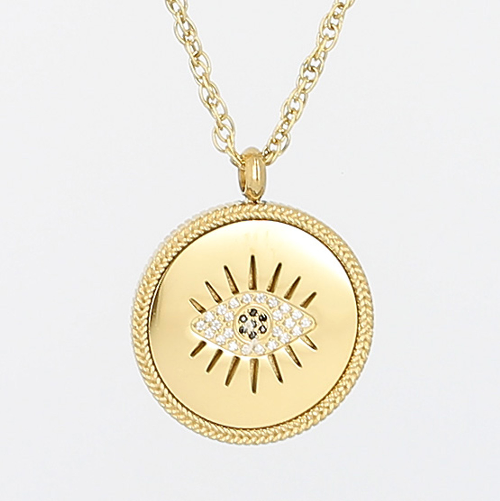 [SNL12193-01WHT] Aristide Necklace