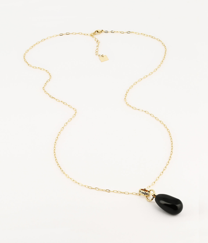 [SNL15033-01BLK] Arlette Necklace