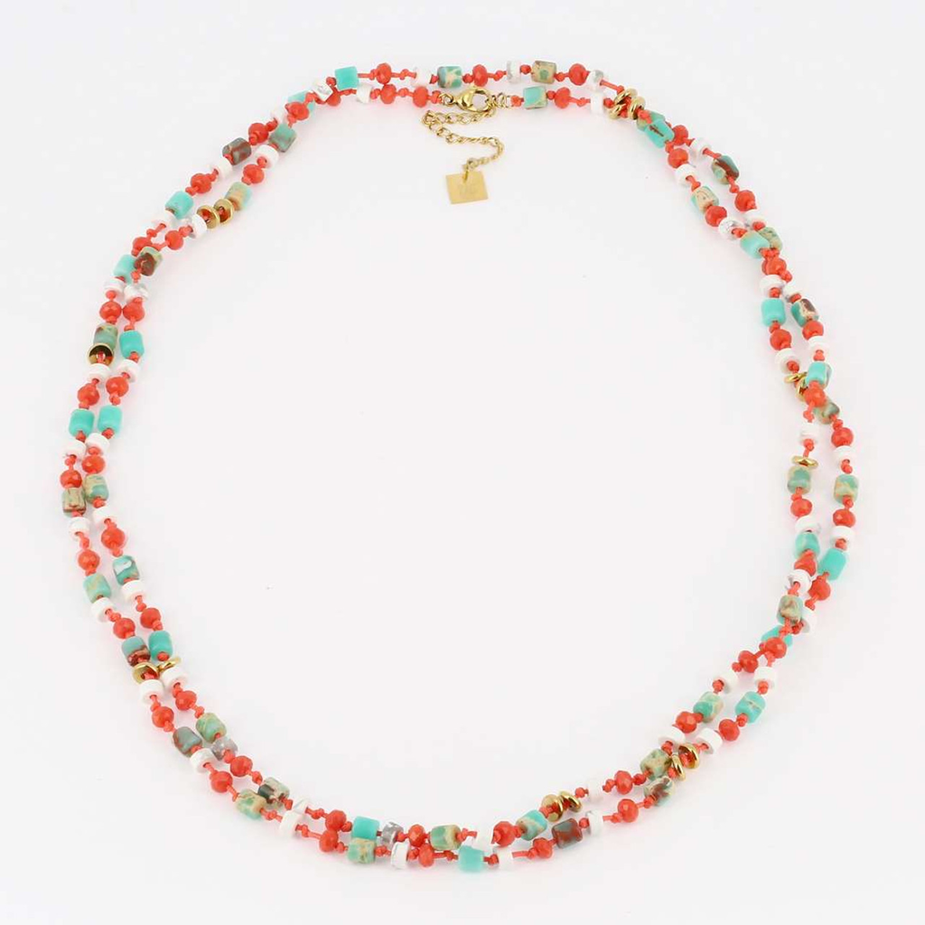 [SNL19611-01COR] Blanche Necklace Orange