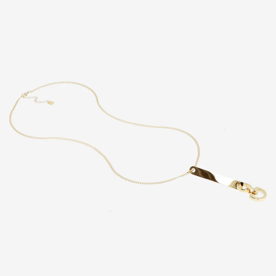 Necklace with Sculptural Link Detail