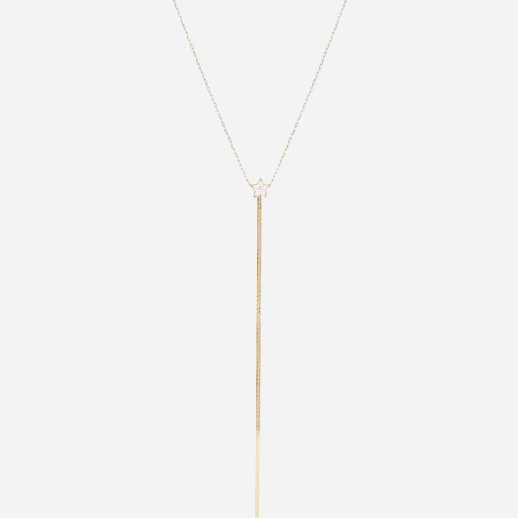 [SNL24320-01WHT] Flavienne Necklace