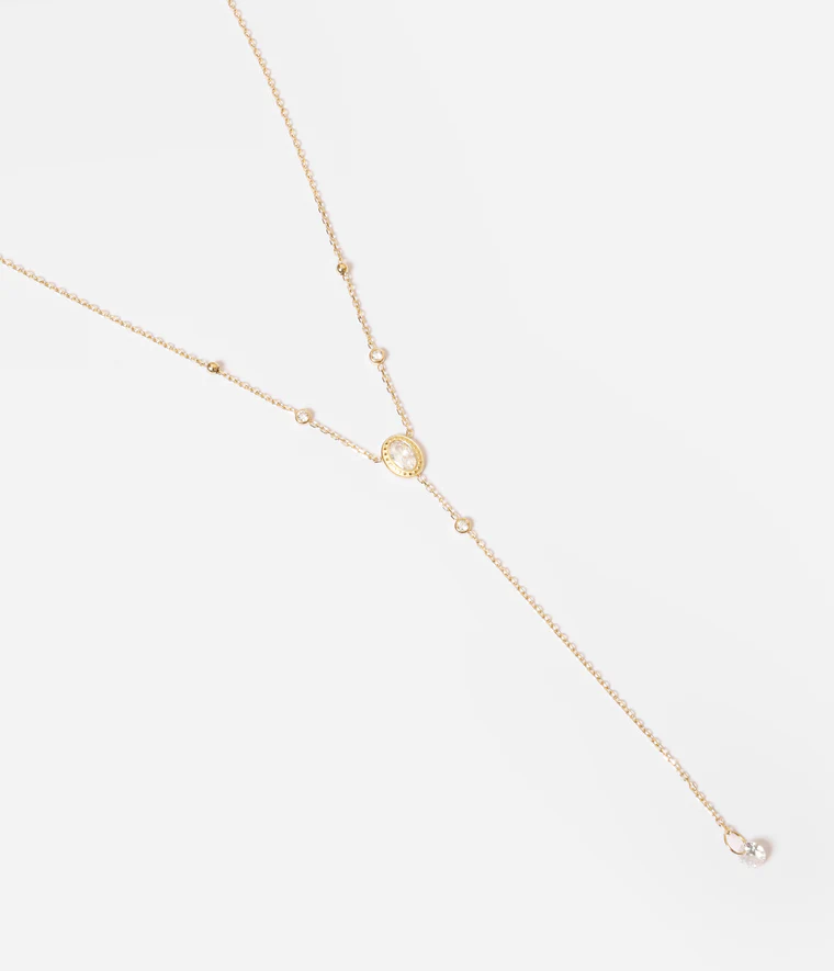 [SNM24328-01WHT] Kohi Necklace