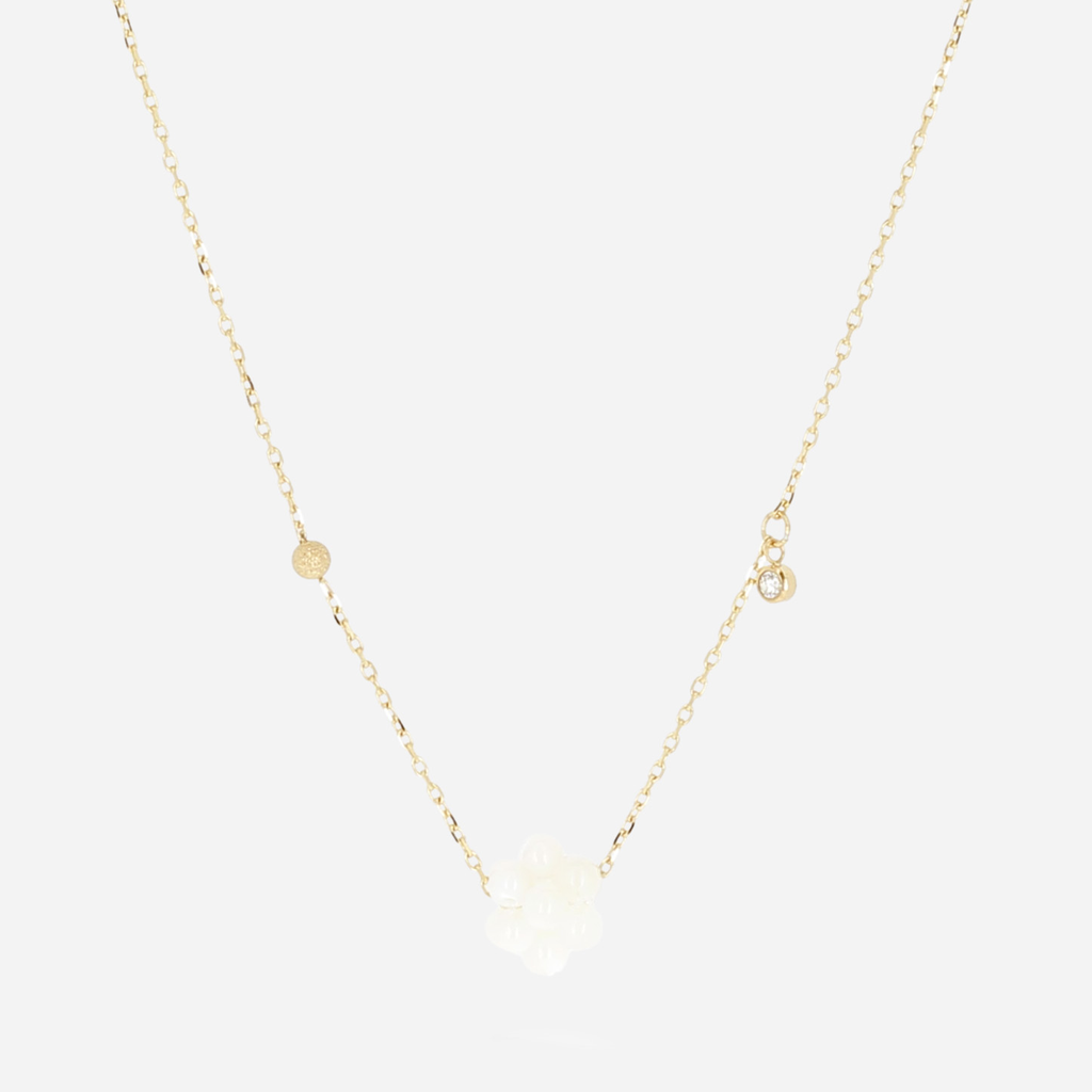 Bacca Necklace White