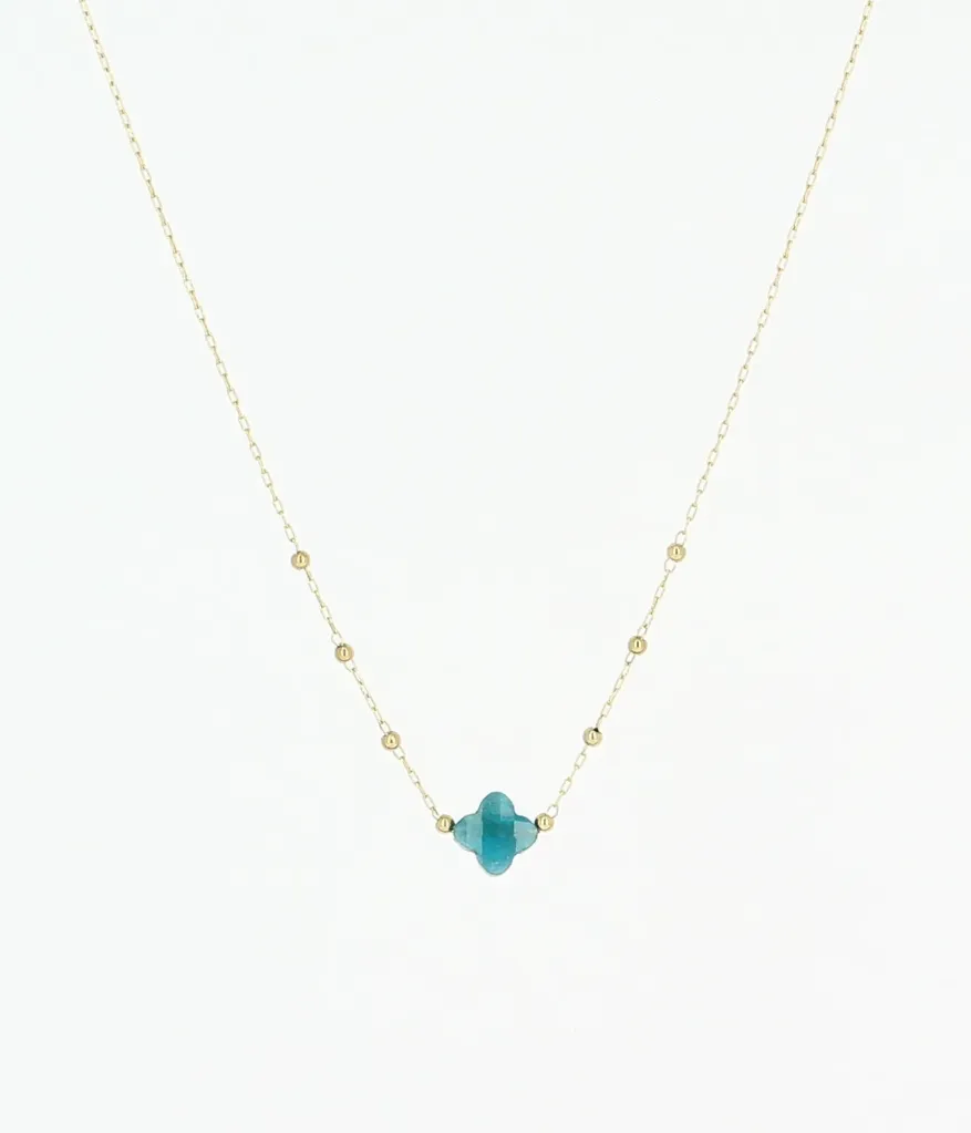 Velasquez Necklace Blue Apatite
