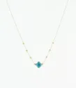 Velasquez Necklace Blue Apatite